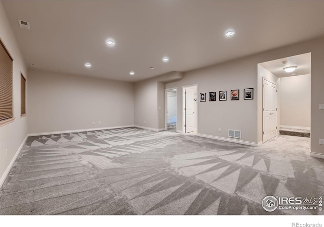 1356 Golden Eagle Way, Louisville, CO 80027 - interior space with baseboards, visible vents, and recessed lighting
