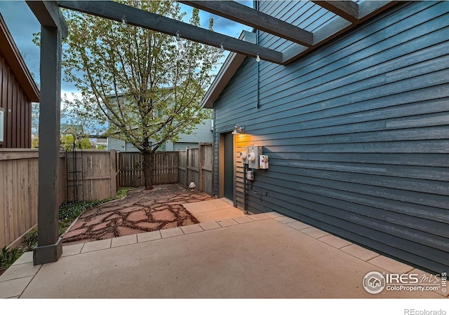 1356 Golden Eagle Way, Louisville, CO 80027 - view of patio / terrace featuring fence