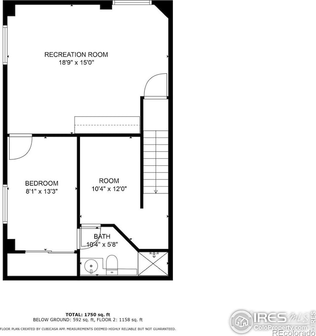 20336 Willowbend Ln, Parker, CO 80138 - view of room layout