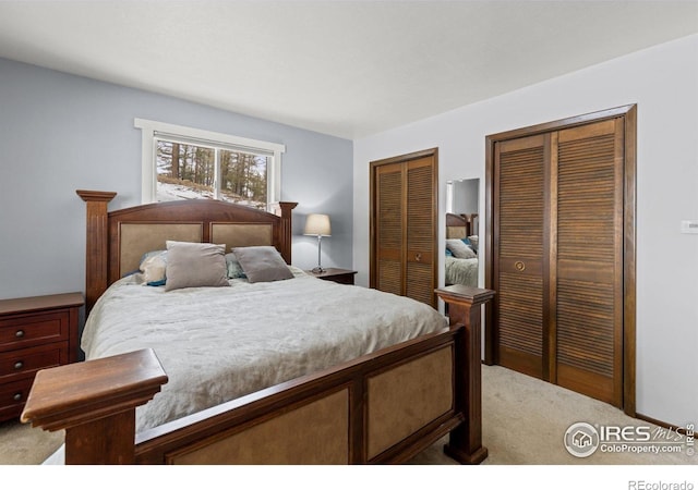 74 Sky Trail Rd, Boulder, CO 80302 - bedroom with two closets and light colored carpet
