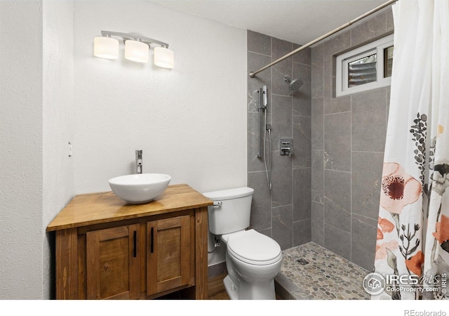 74 Sky Trail Rd, Boulder, CO 80302 - bathroom with tiled shower and vanity