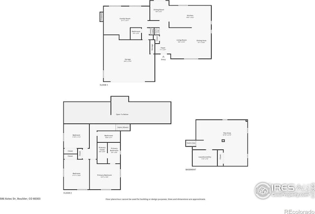 586 Aztec Dr, Boulder, CO 80303 - plan