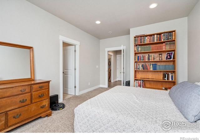 1030 Grand Ave, Windsor, CO 80550 - bedroom with baseboards, recessed lighting, and light colored carpet