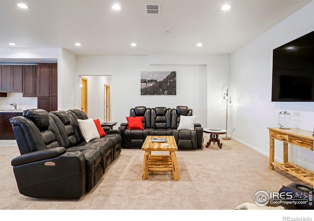 4 Dill Pickle Pl, Black Hawk, CO 80422 - living area with recessed lighting, light colored carpet, and baseboards