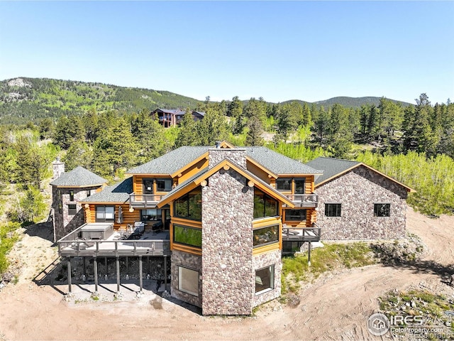 4 Dill Pickle Pl, Black Hawk, CO 80422 - view from above of property with a forest