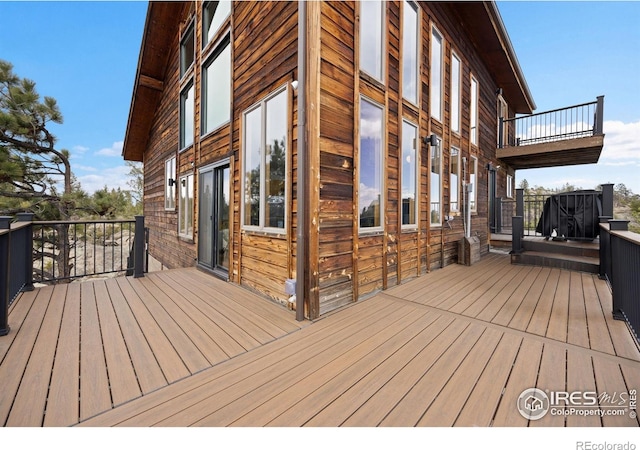 810 Manhead Mountain Dr, Livermore, CO 80536 - view of wooden deck