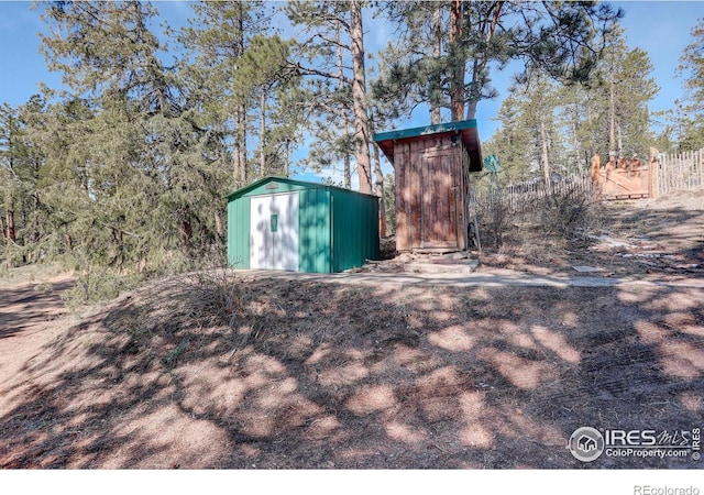 147 Cedar Dr, Lyons, CO 80540 - view of shed