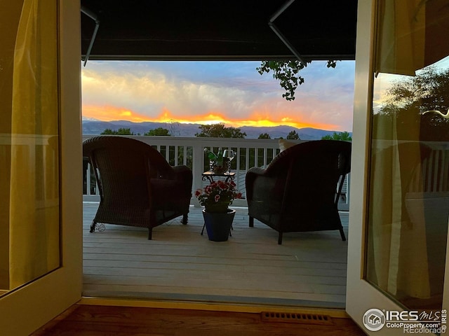 1247 Westview Dr, Boulder, CO 80303 - balcony featuring a mountain view