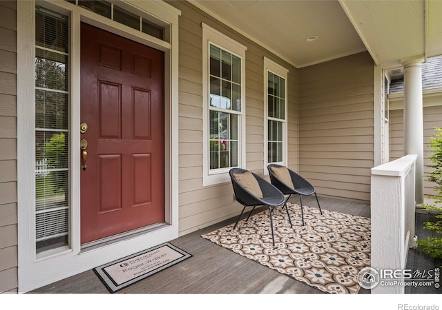 3122 Notabon Ct, Lafayette, CO 80026 - doorway to property with covered porch