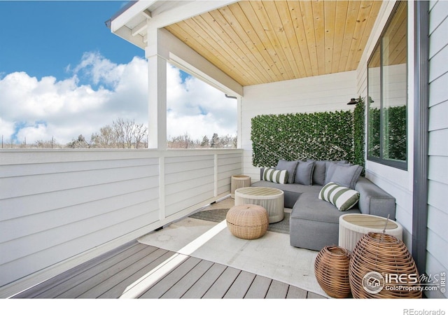 267 Clementina St, Louisville, CO 80027 - wooden deck featuring an outdoor hangout area