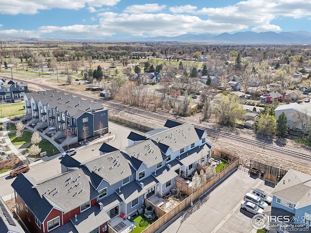 267 Clementina St, Louisville, CO 80027 - birds eye view of property with a residential view and a mountain view