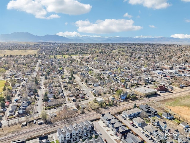 267 Clementina St, Louisville, CO 80027 - drone / aerial view featuring a residential view and a mountain view