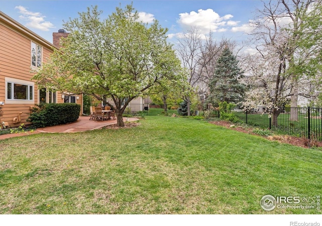 5285 Gallatin Pl, Boulder, CO 80303 - view of yard featuring a patio and fence