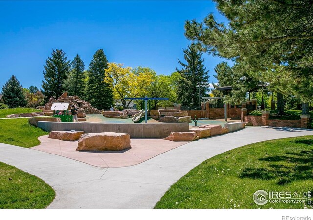 5285 Gallatin Pl, Boulder, CO 80303 - surrounding community featuring a yard and playground community