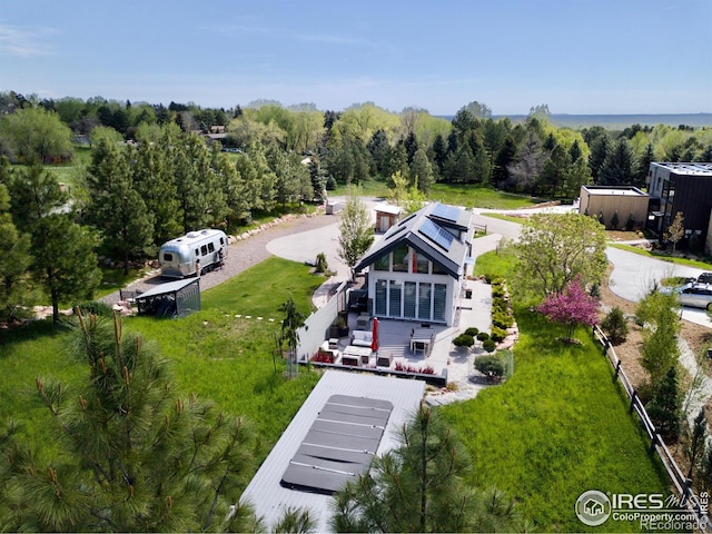 drone / aerial view