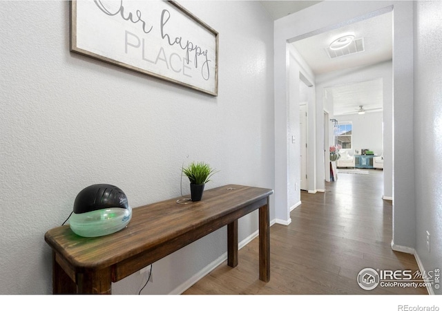 2000 Rose Petal Dr, Windsor, CO 80550 - corridor featuring wood finished floors and baseboards