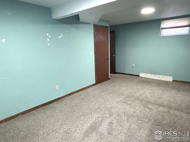 425 Stanford St, Brush, CO 80723 - basement with carpet flooring and baseboards