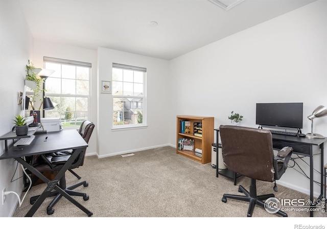 109 Whitney Ct, Windsor, CO 80550 - carpeted home office with baseboards