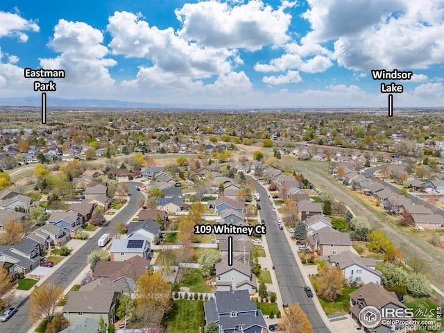109 Whitney Ct, Windsor, CO 80550 - aerial view of residential area