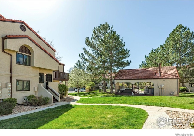 5035 W 73rd Ave, Westminster, CO 80030 - exterior space featuring a gazebo and a lawn