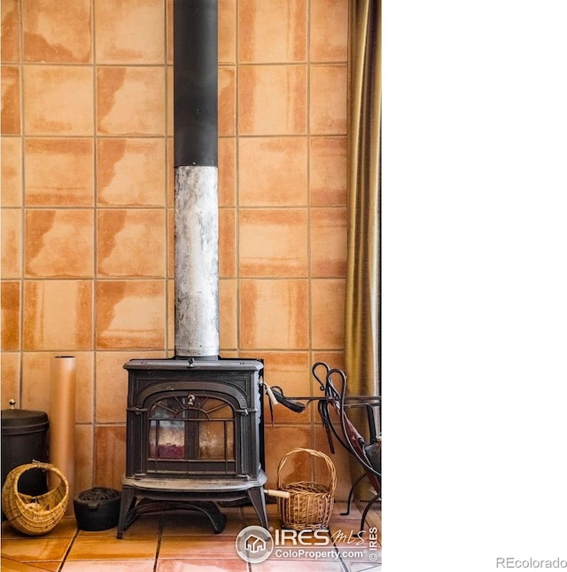 1800 Sumac Ave, Boulder, CO 80304 - room details featuring a wood stove