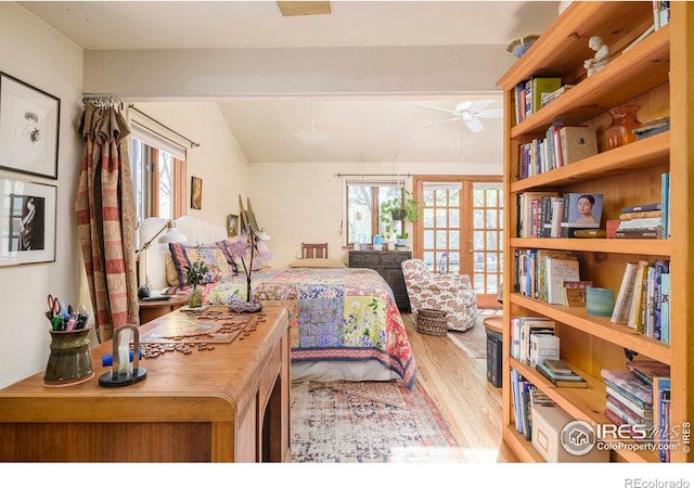 1800 Sumac Ave, Boulder, CO 80304 - bedroom featuring french doors and wood finished floors
