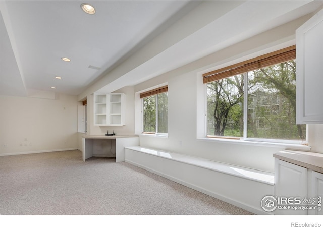 4866 Franklin Dr, Boulder, CO 80301 - full bathroom featuring recessed lighting, baseboards, a tub to relax in, and vanity