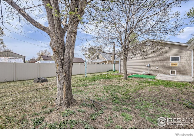 214 2nd St, Frederick, CO 80530 - view of yard with a fenced backyard