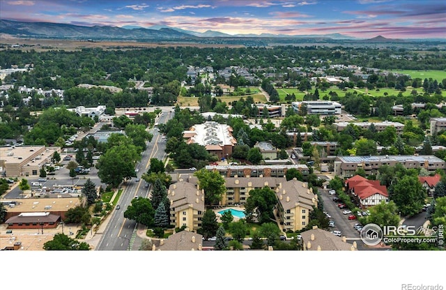 3035 Oneal Pkwy Unit 19, Boulder, CO 80301 - aerial view at dusk of a mountain view