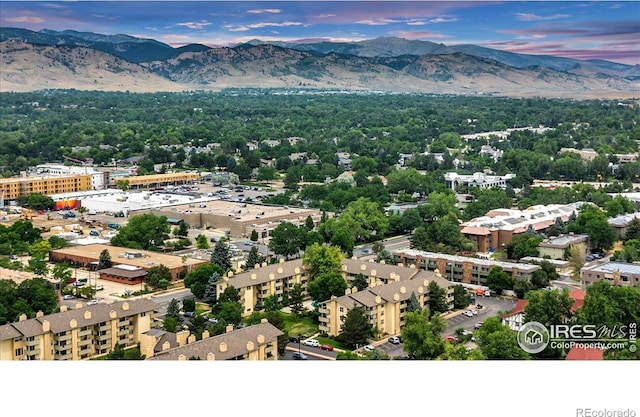 3035 Oneal Pkwy Unit 19, Boulder, CO 80301 - aerial view at dusk of a mountain view
