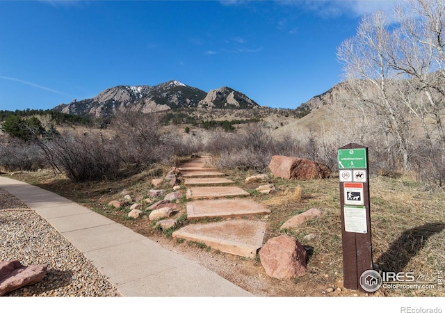 2499 Powderhorn Ln, Boulder, CO 80305 - view of mountain feature