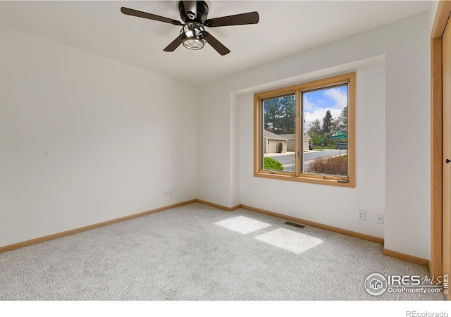 718 Brookhaven Ct, Fort Collins, CO 80525 - unfurnished room featuring baseboards, carpet flooring, and visible vents
