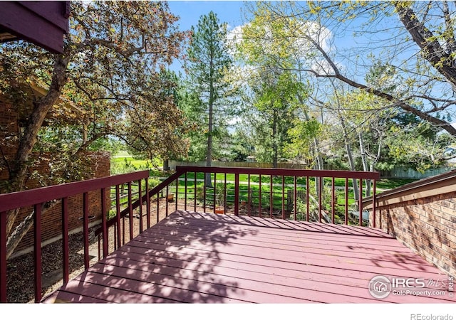 4950 Sundance Sq, Boulder, CO 80301 - view of wooden deck