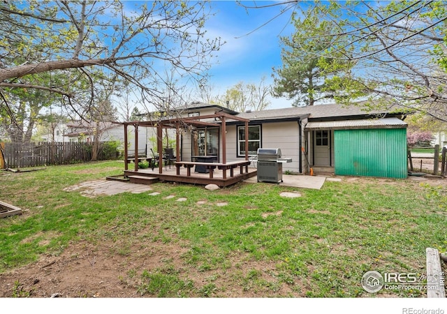 1208 Briarwood Rd, Fort Collins, CO 80521 - back of property featuring a deck
