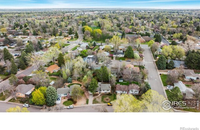 1208 Briarwood Rd, Fort Collins, CO 80521 - aerial perspective of suburban area
