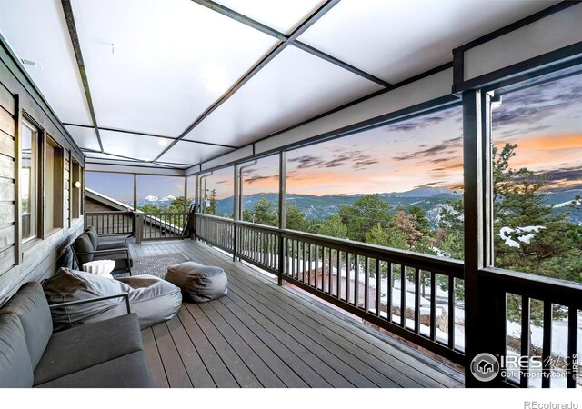 319 S Peak Rd, Boulder, CO 80302 - view of wooden terrace