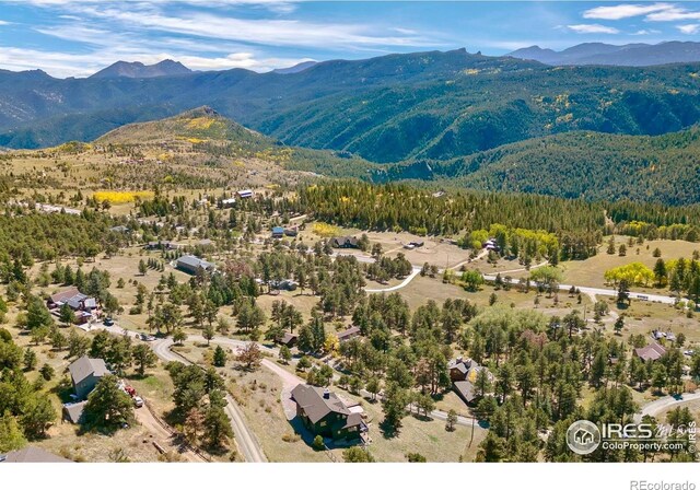 319 S Peak Rd, Boulder, CO 80302 - aerial view featuring a mountain view