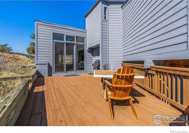 319 Camino Bosque, Boulder, CO 80302 - view of wooden deck