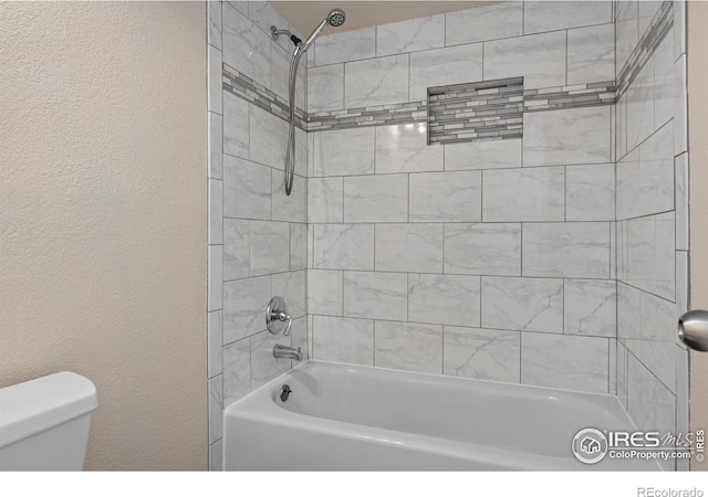6385 Oak St Unit 301, Arvada, CO 80004 - full bath with shower / bath combination and a textured wall
