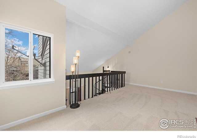 6385 Oak St Unit 301, Arvada, CO 80004 - additional living space featuring carpet and vaulted ceiling