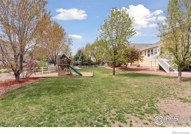 3530 Willow Rd, Frederick, CO 80504 - view of yard with fence and a playground