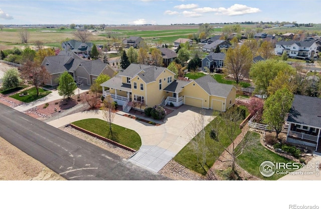 3530 Willow Rd, Frederick, CO 80504 - drone / aerial view featuring a residential view