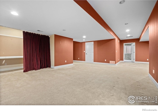 2275 Schooner St, Lafayette, CO 80026 - carpeted spare room featuring recessed lighting, baseboards, and visible vents