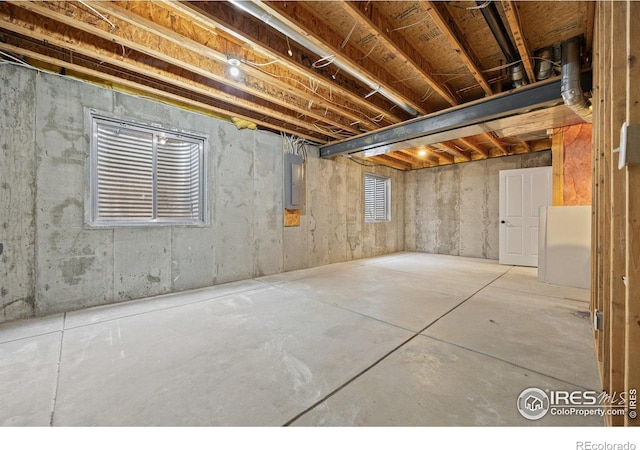 2275 Schooner St, Lafayette, CO 80026 - unfinished below grade area featuring electric panel
