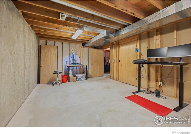 1183 38th Ave, Greeley, CO 80634 - view of unfinished basement