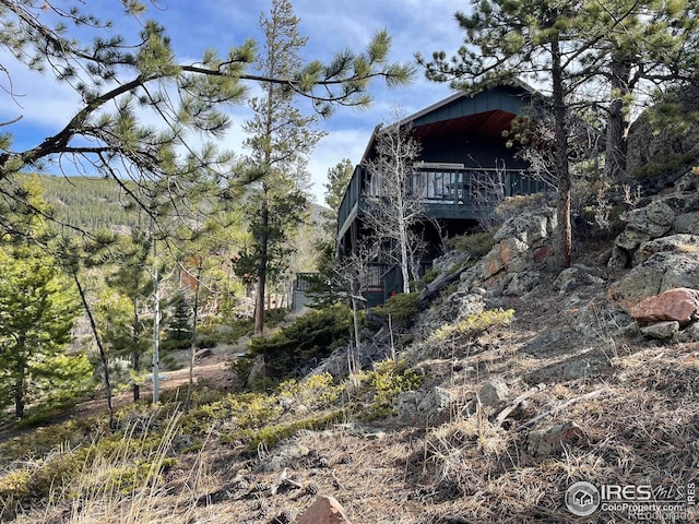134 Swift Deer Rd, Red Feather Lakes, CO 80545 - view of back of property
