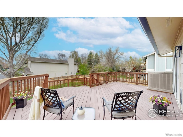view of deck