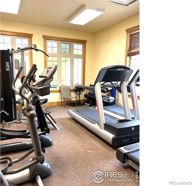 13873 Legend Way Unit 103, Broomfield, CO 80023 - exercise room with baseboards