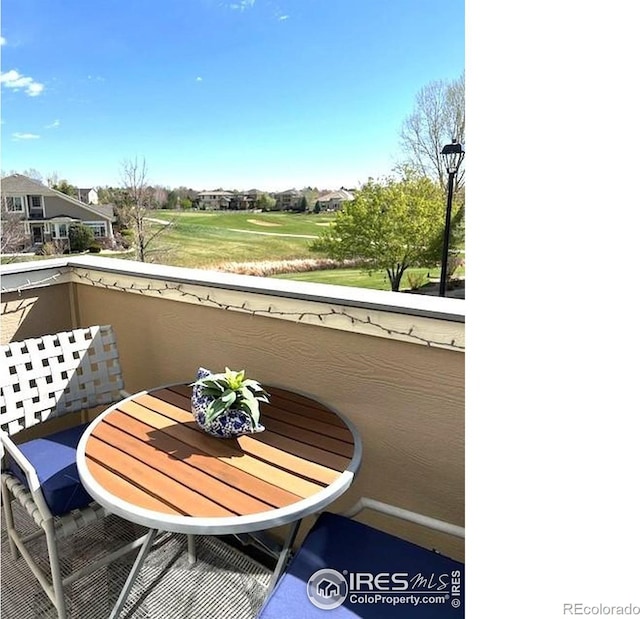 13873 Legend Way Unit 103, Broomfield, CO 80023 - balcony featuring golf course view