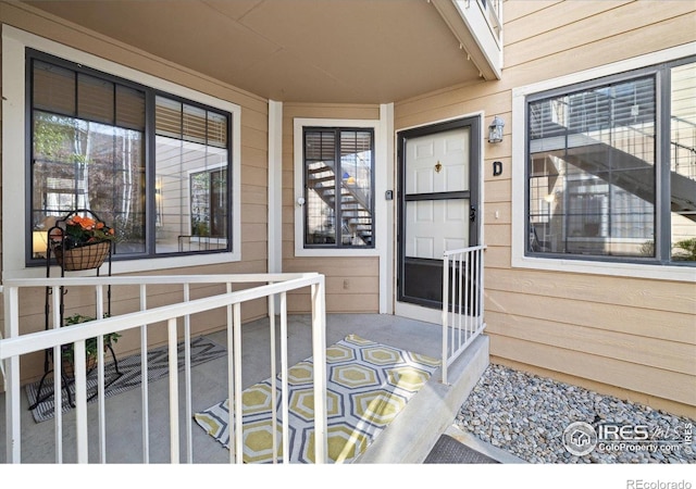 5934 Gunbarrel Ave Unit D, Boulder, CO 80301 - entrance to property with a porch